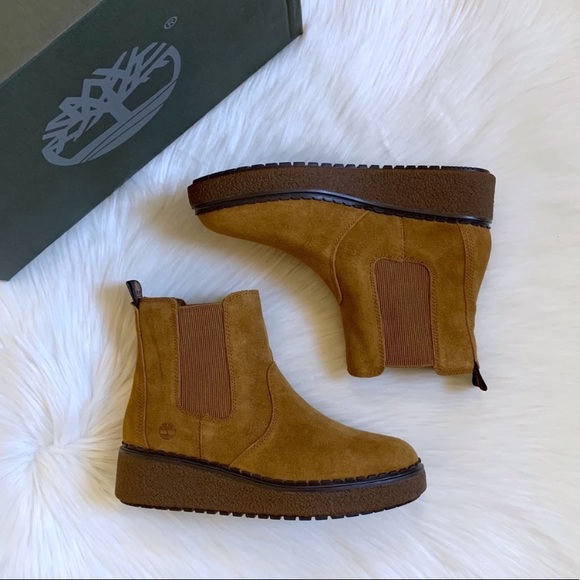 Timberland Bluebell Lane Suede Chelsea Wedge Boots - Picture 2 of 8
